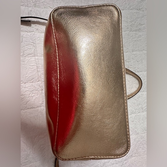 Jet set travel extra small metallic top zip tote bag. - Picture 6 of 6